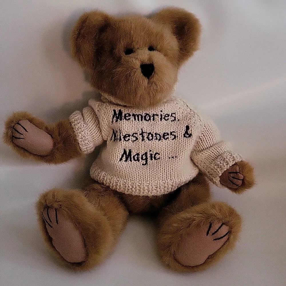 Jointed Plush Stuffed Animal Brown Teddy Bear The Boyds Collection, Ltd.